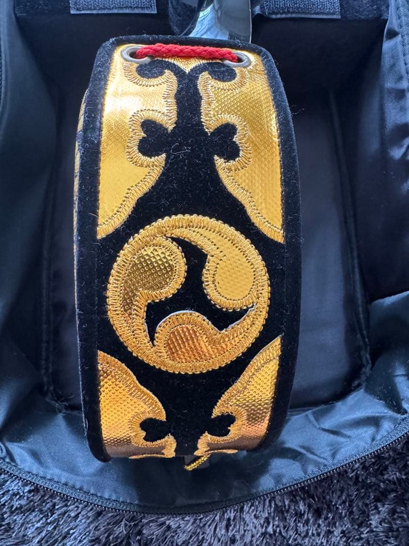 三線 蛇皮ボディ ケース付き