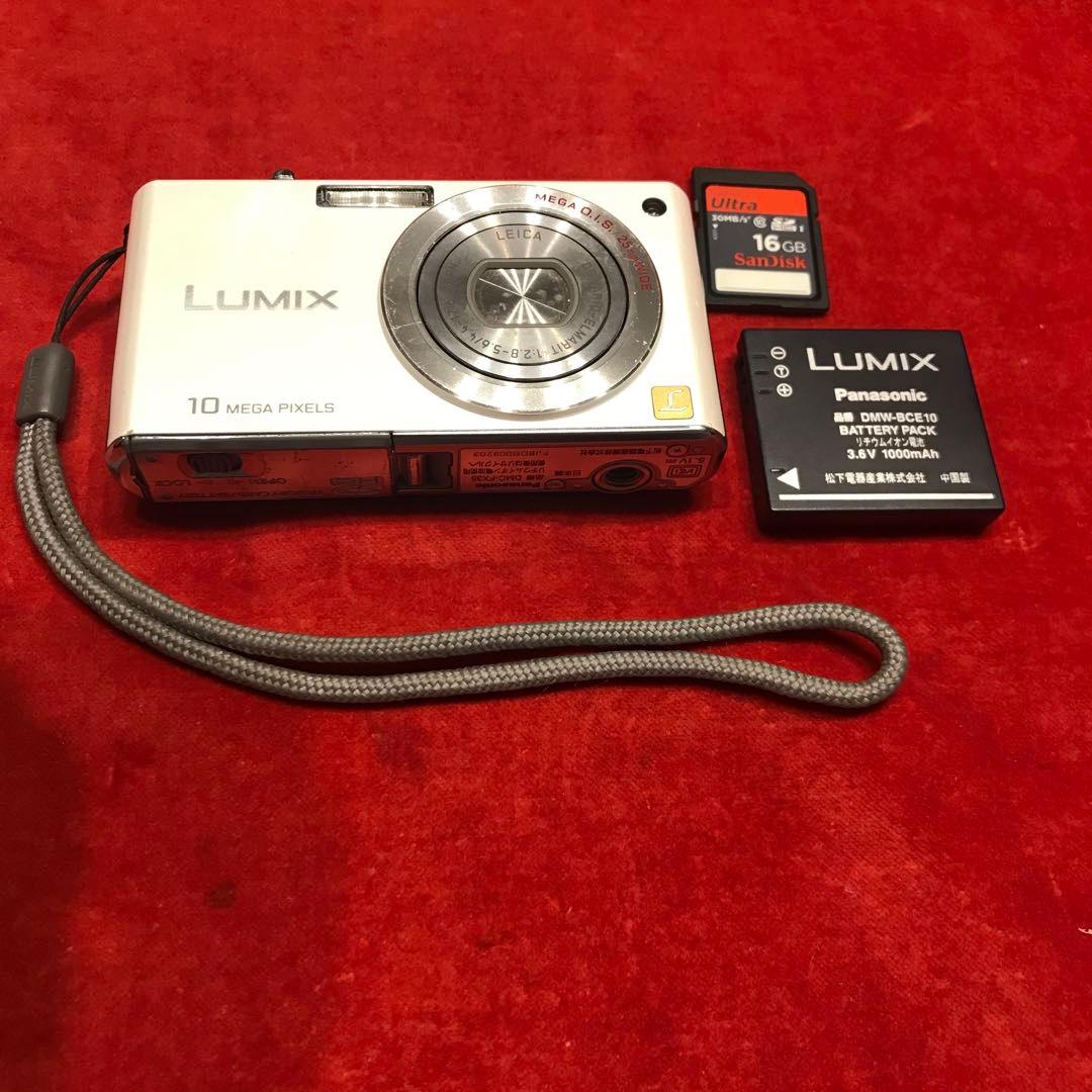 ☆美品☆PANASONIC パナソニック LUMIX DMC-FX35 ホワイト