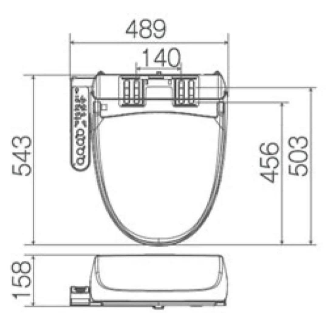 TOSHIBA(東芝) 温水便座オート脱臭・省エネ型(瞬間式) SCS-S300