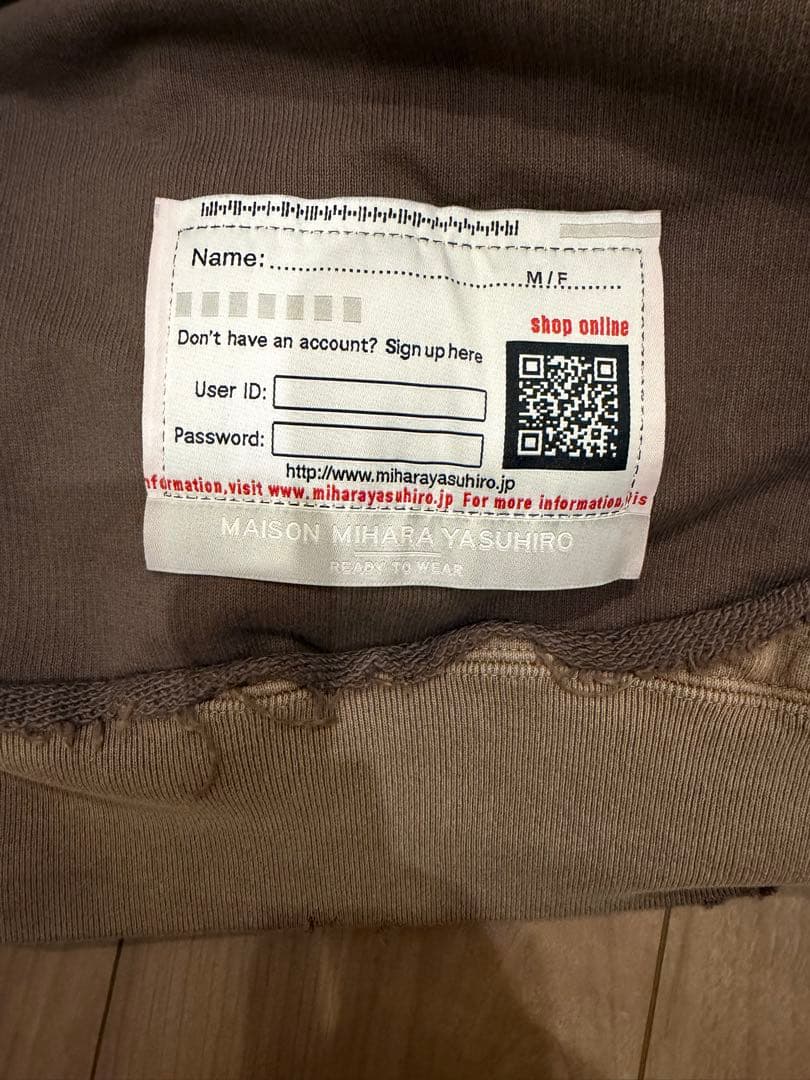 Maison MIHARA YASUHIRO パーカー
