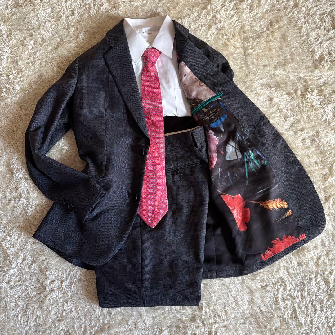 【美品】Paul Smith ポールスミス総柄 セットアップ カノニコ生地