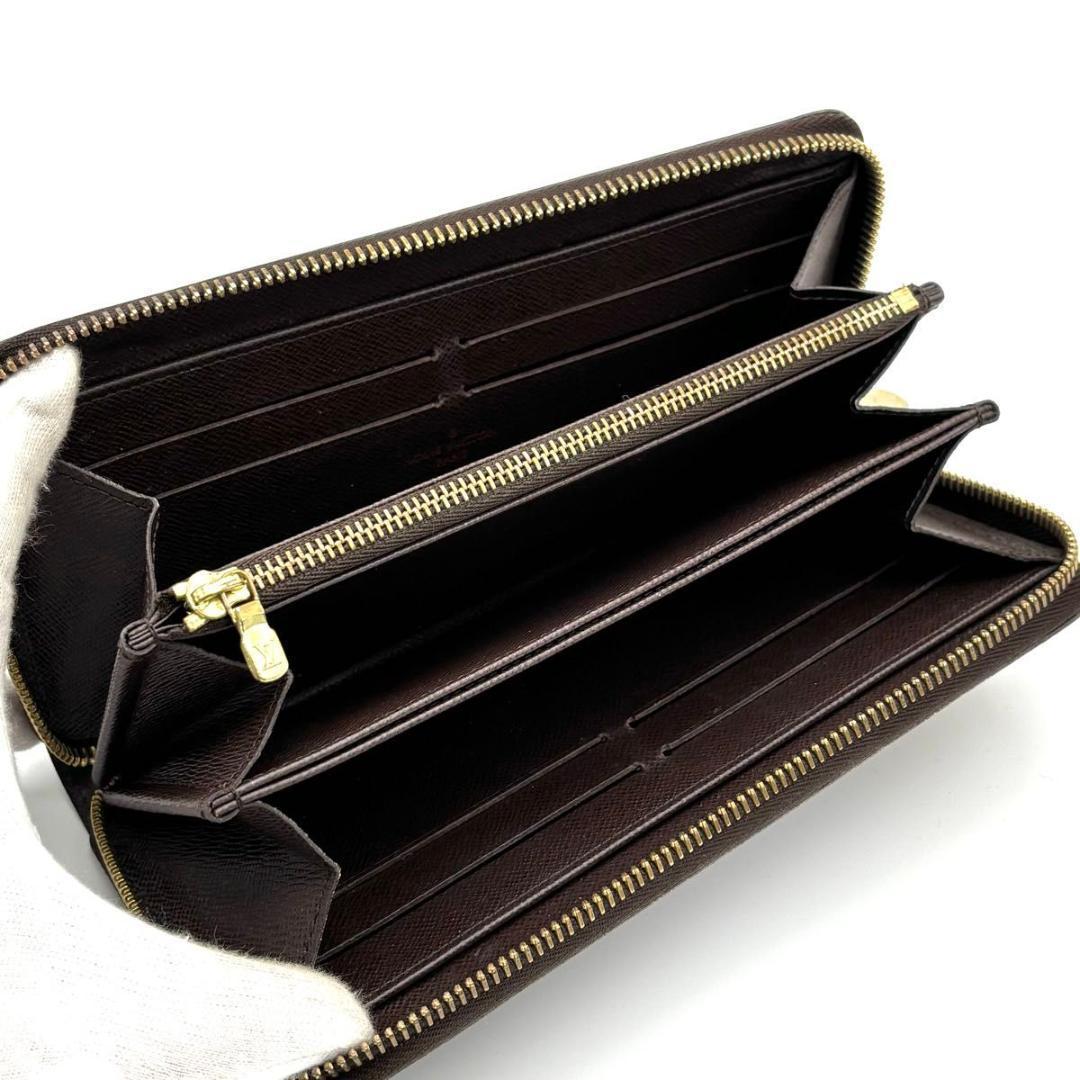 【超美品】ルイヴィトン ジッピーウォレット ダミエ ラウンドファスナー 長財布