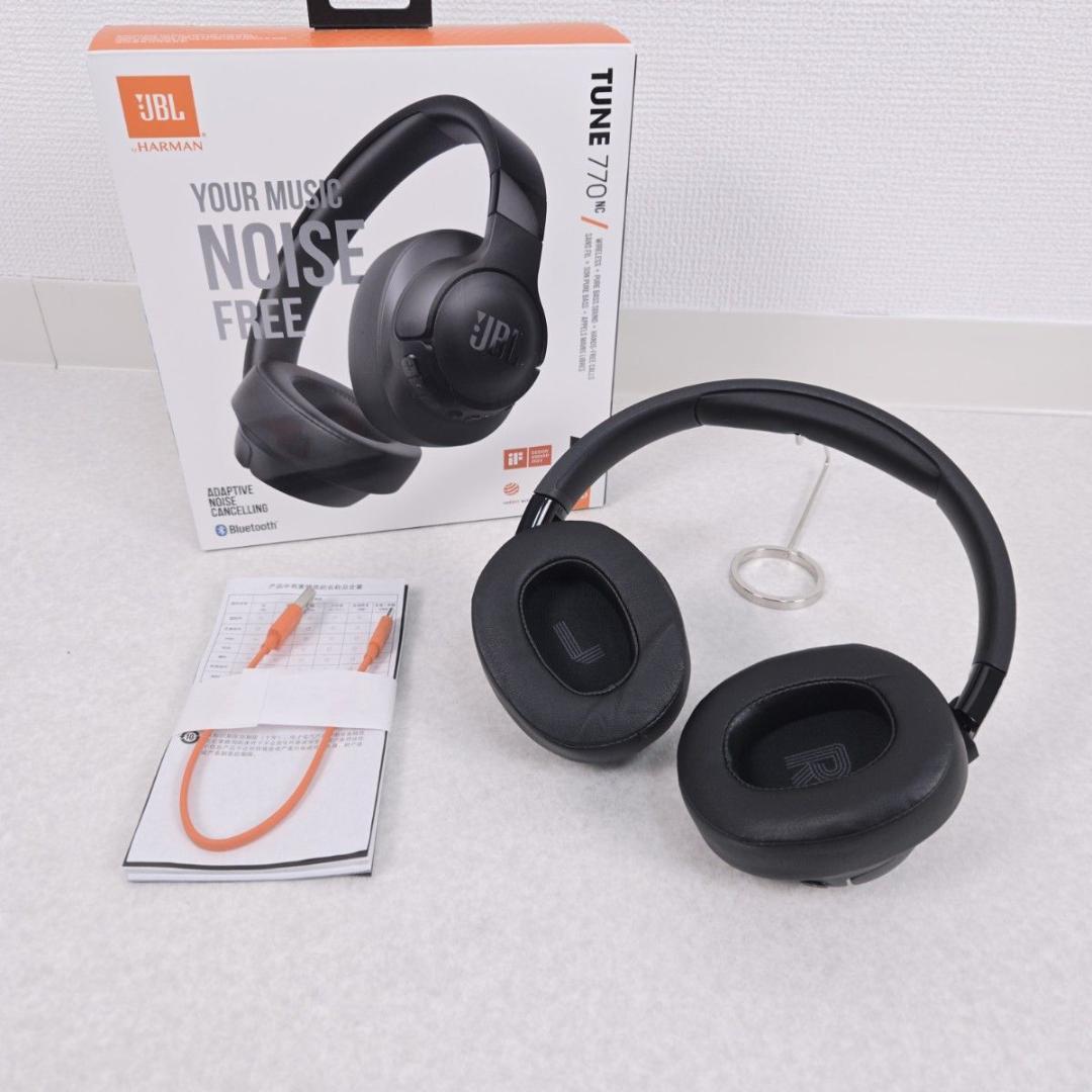 JBL TUNE 770NC ノイズキャンセリング ワイヤレスヘッドホン 黒