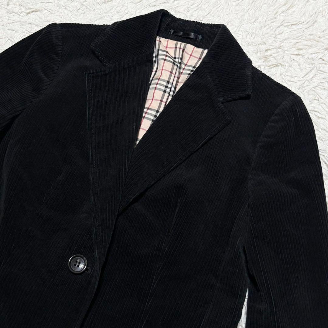 極美品 バーバリー ロンドン テーラードジャケット コーデュロイ ノバチェック