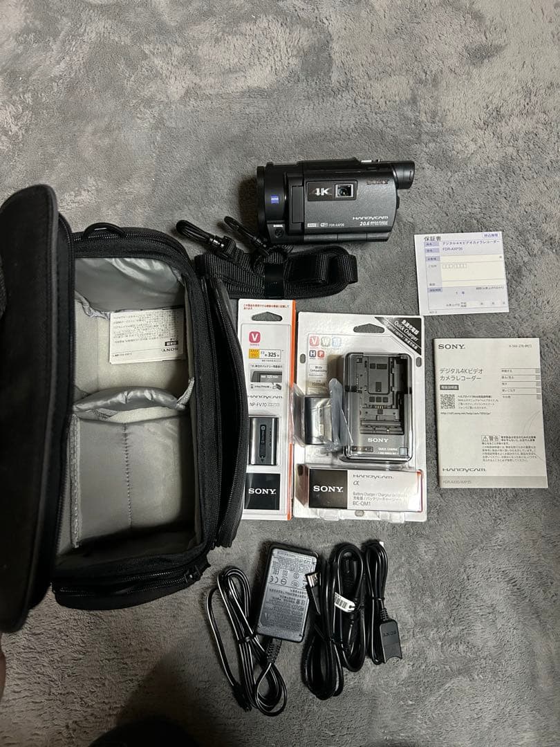 限界値下げ 新品 別売の品2点付き 4K SONY FDR-AXP35
