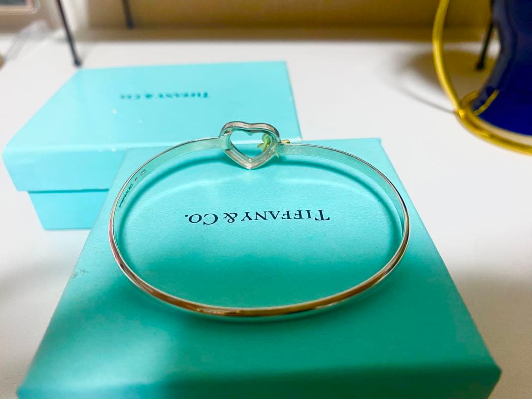 Tiffany&Co ティファニー リボン ハート バングル