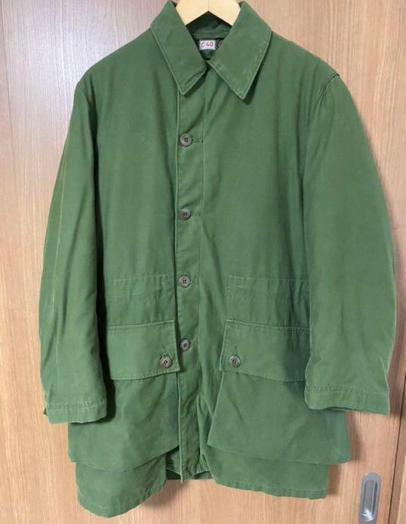 スウェーデン軍　m59 希少　C40 レア　フィールドコート　ライナー付き