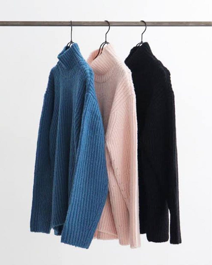 AURALEE オーラリー　 タートルネックニット