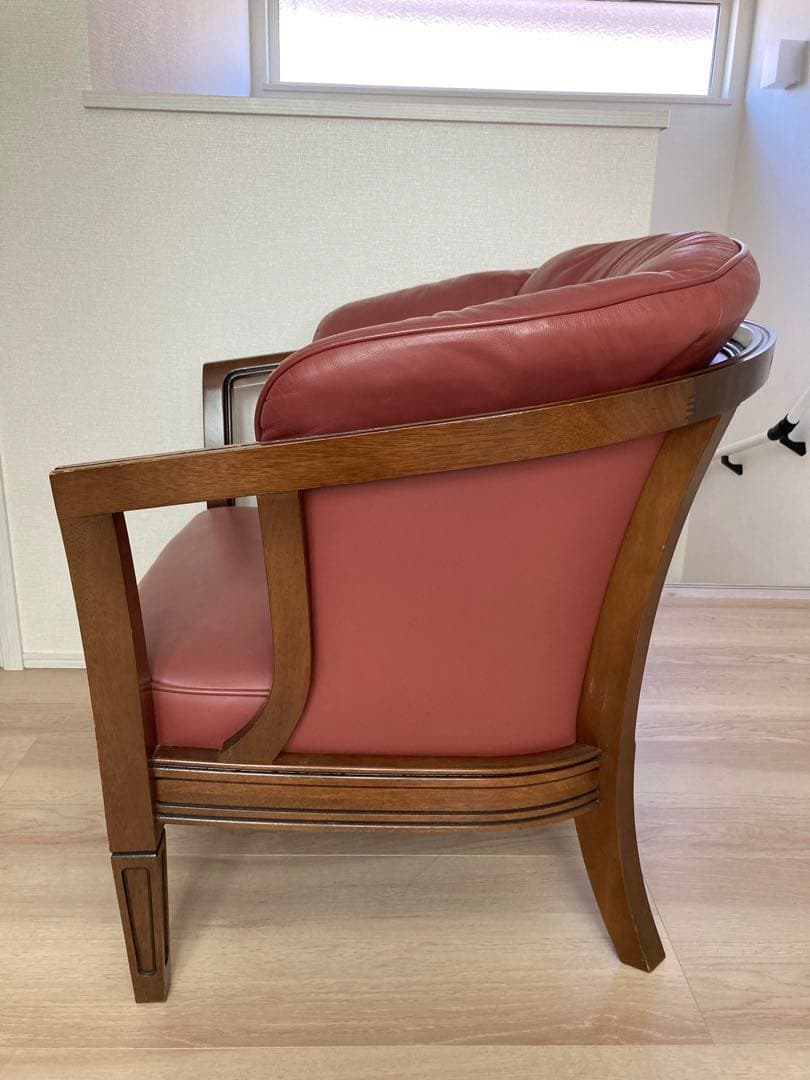 【2脚あり】マルニ木工 地中海ロイヤル シリーズ シャルル アームチェア 本革