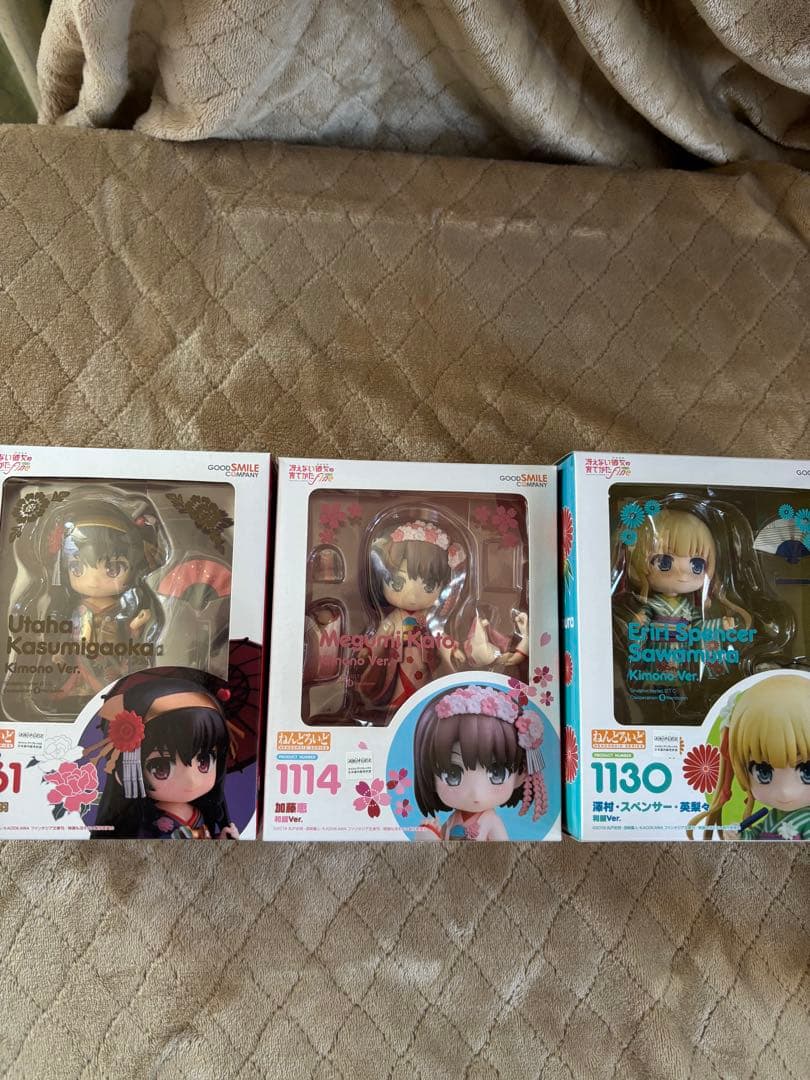 加藤恵、澤村・スペンサー・英梨々、霞ヶ丘詩羽 ねんどろセット