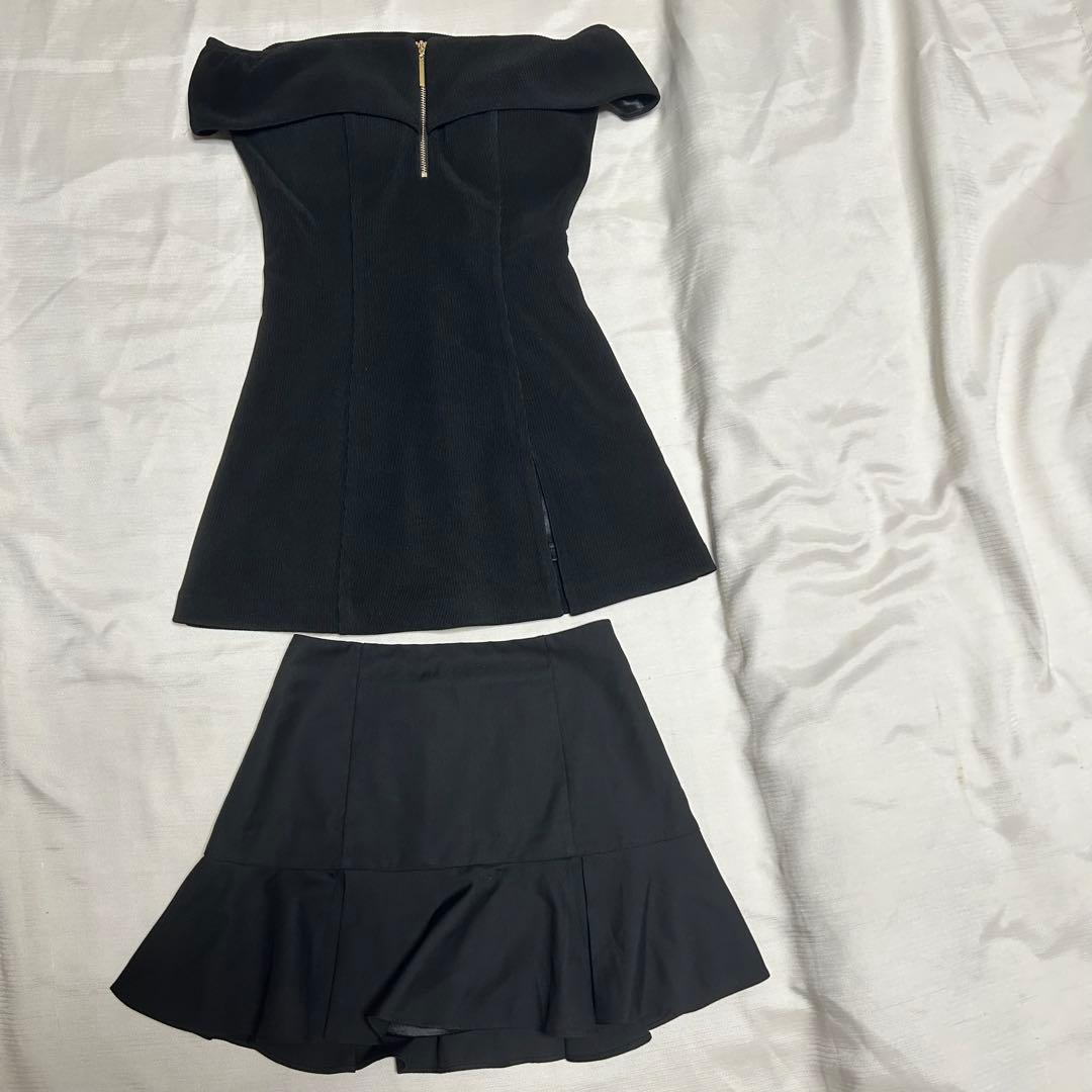 DEA robe de fleurs オフショルダー ナイトドレス