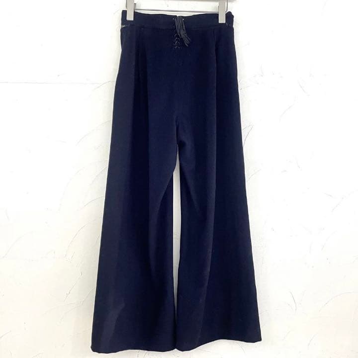 3-40s vintage US NAVY ウールセーラーパンツ ダークネイビー