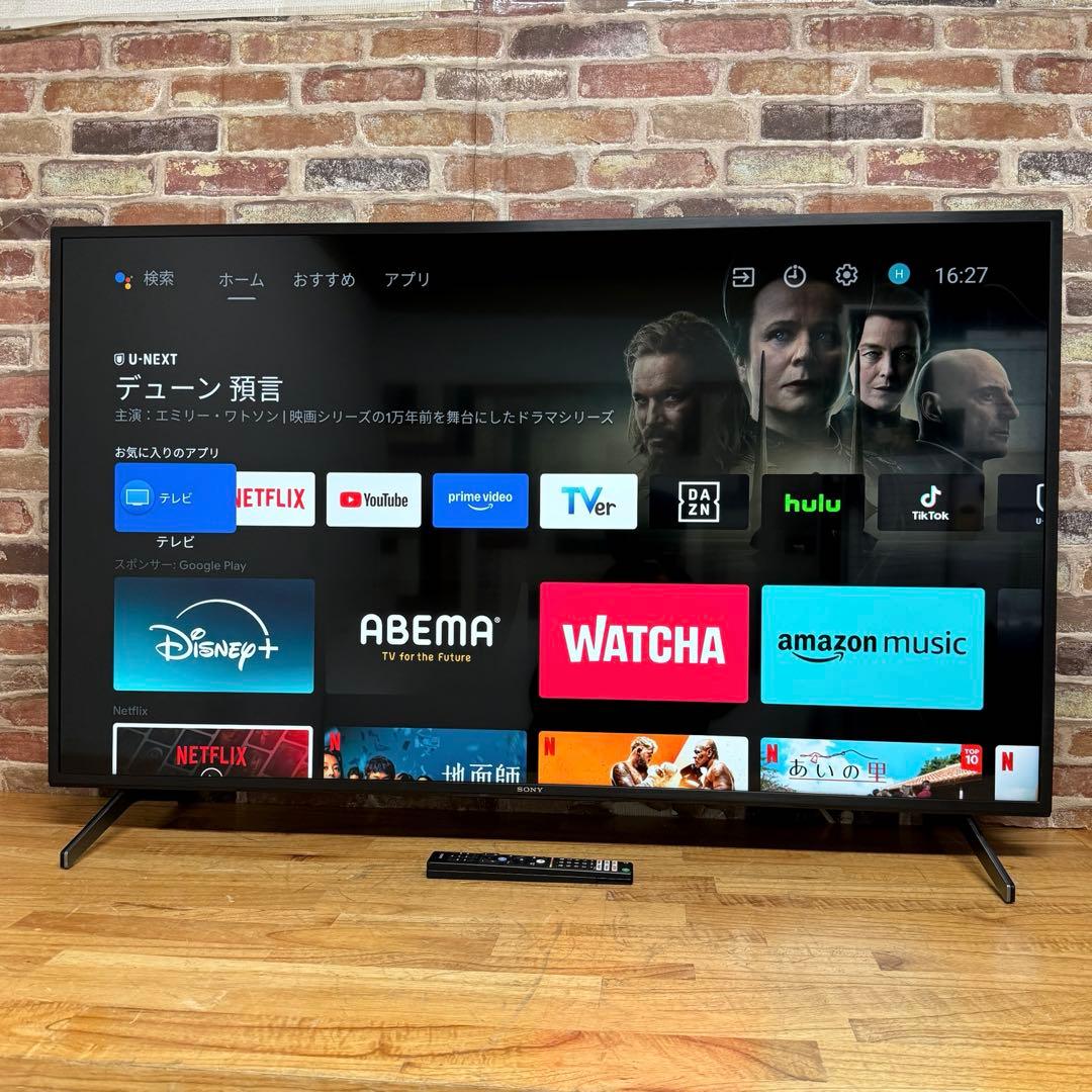 SONY 55V型 4K 液晶テレビ BRAVIA KJ-55X8550H