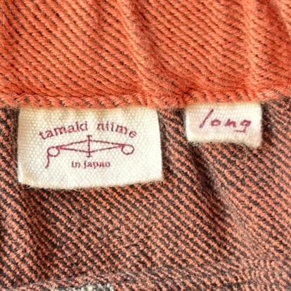 タマキニイメ サルエルパンツ タルンパンツ 深緑 橙 Long rs4