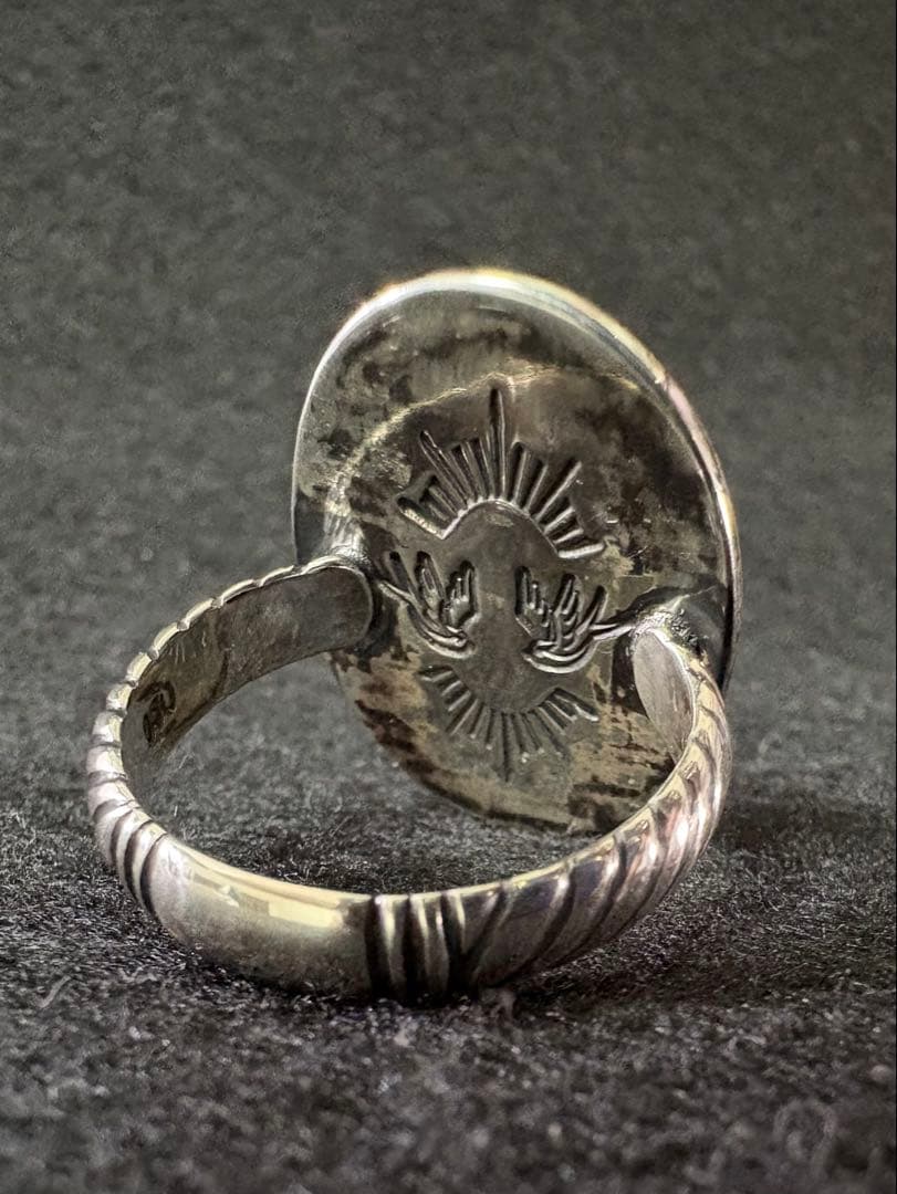 クリソプレーズのハンドメイドリング