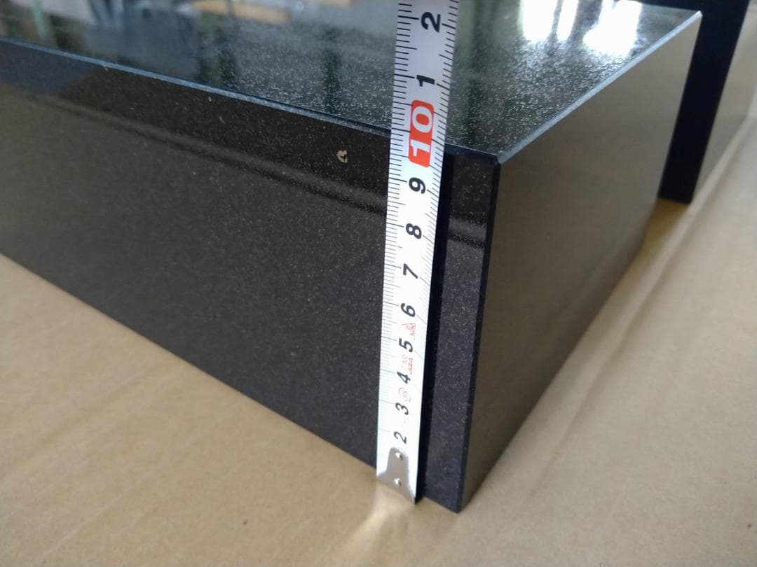 天然黒御影石 極厚オーディオボード●246×170×100● 5面磨き　ペア