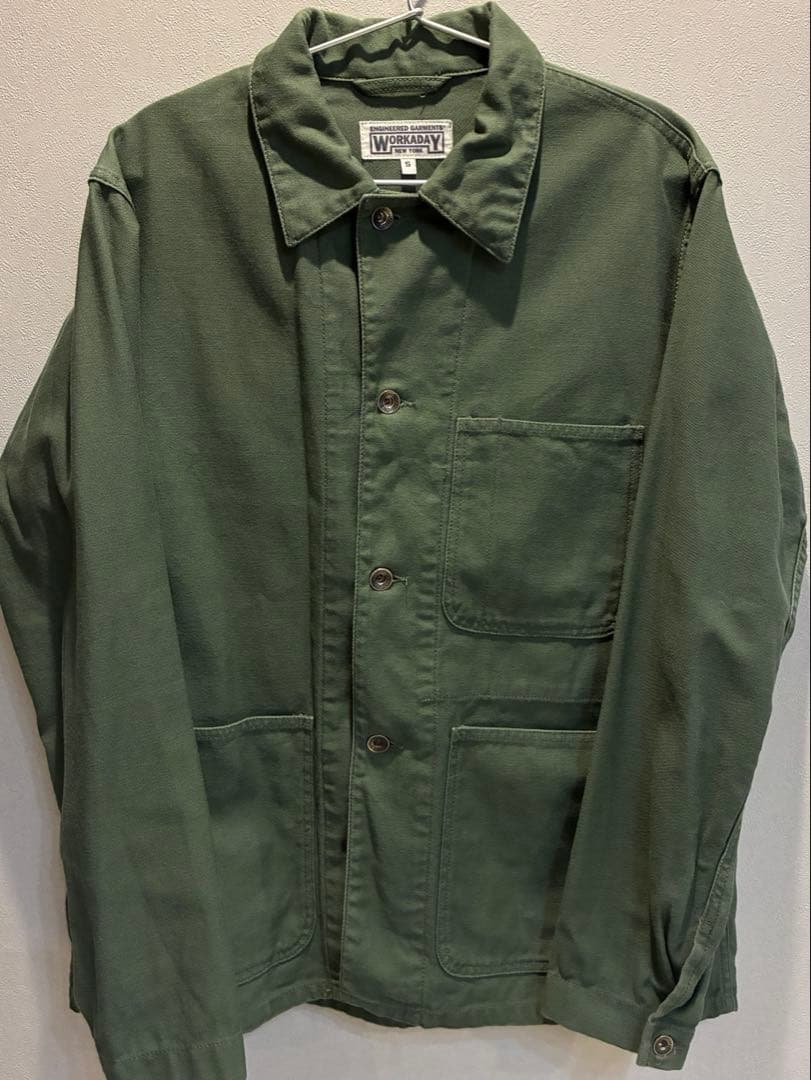 エンジニアードガーメントWORKADAY カバーオール S ミリタリージャケット