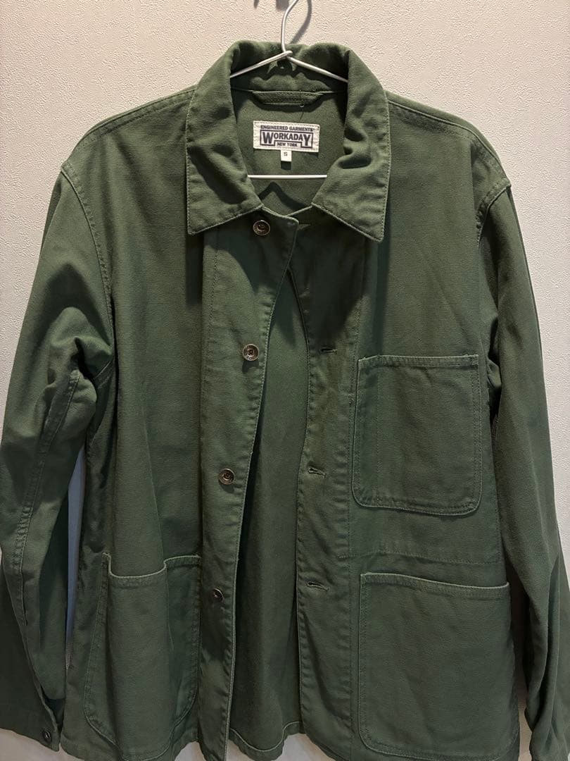 エンジニアードガーメントWORKADAY カバーオール S ミリタリージャケット