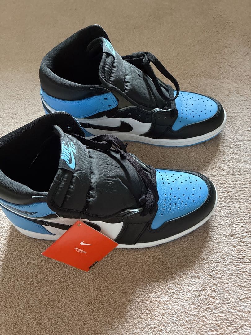 ナイキ エアジョーダン 1 ハイ ユニバーシティブルー27.5cm 新品タグ付き