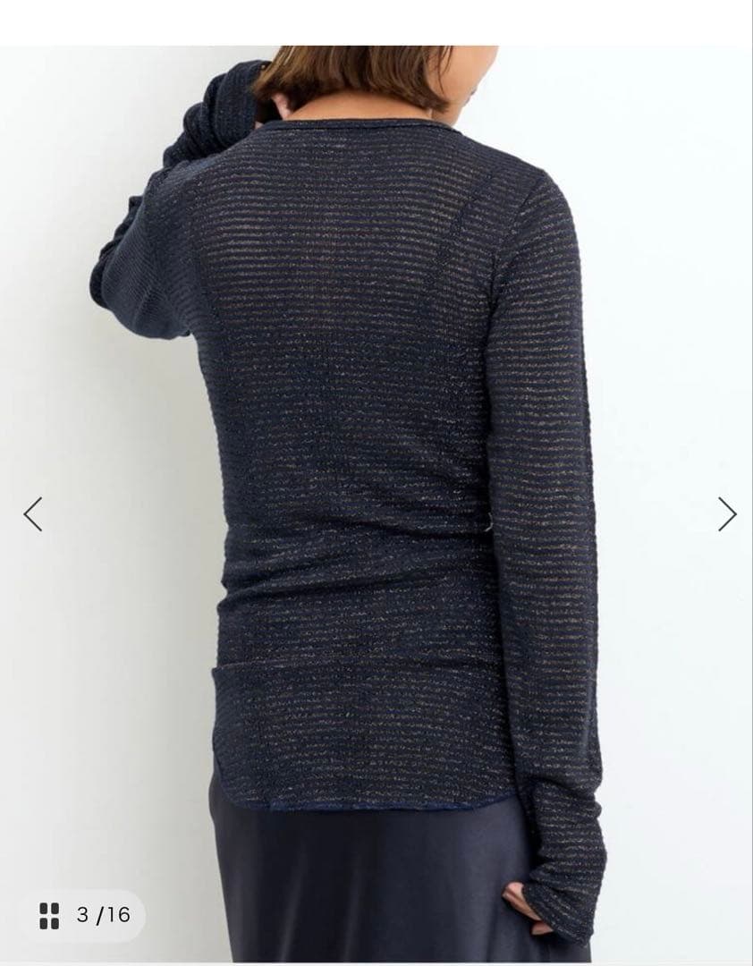 トップス GOOD GRIEF!Border Long Sleeve Tee