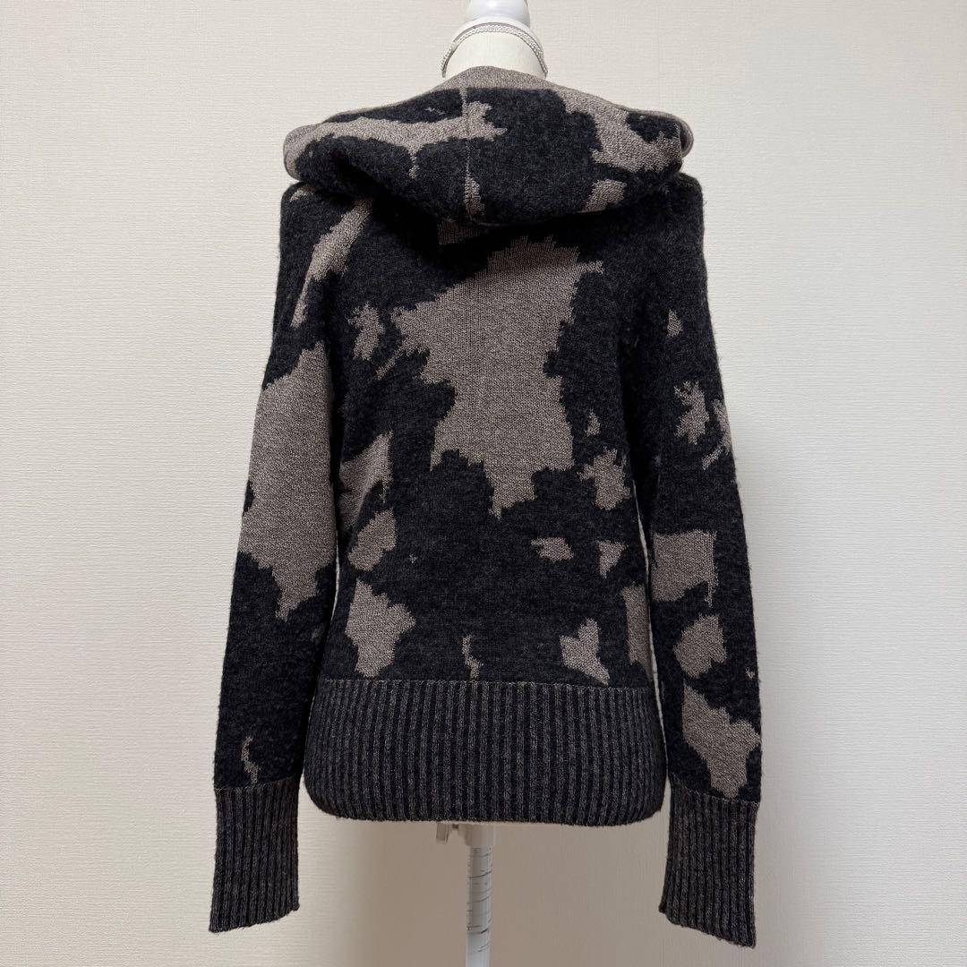 ヴィヴィアンウエストウッド　パーカー　オーブ刺繍　変形　アシメ　ウール系　M