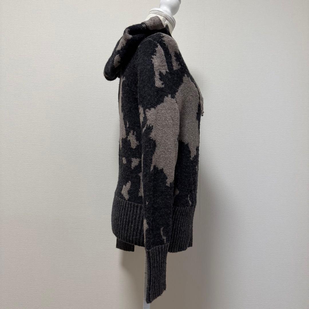 ヴィヴィアンウエストウッド　パーカー　オーブ刺繍　変形　アシメ　ウール系　M