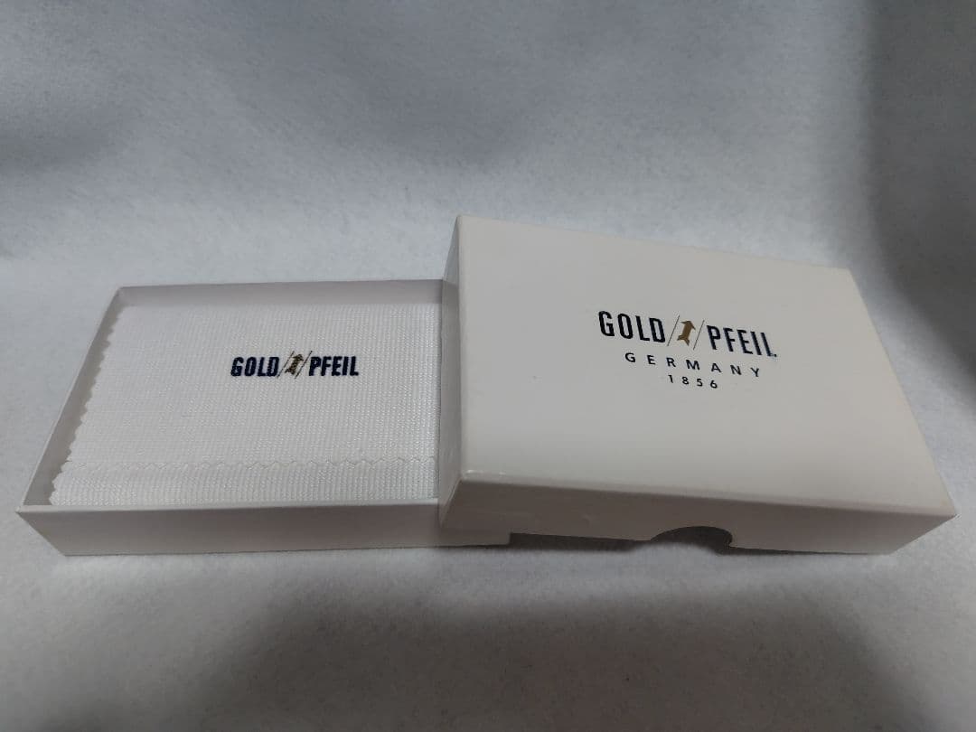 【新品未使用】GOLD PFEIL バーガンディ(赤ワイン色) レザー 名刺入れ