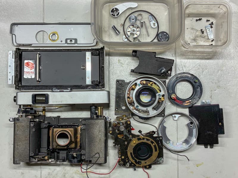 【整備品】美品 KONICA C35 Flash matic コニカ　スッキリ