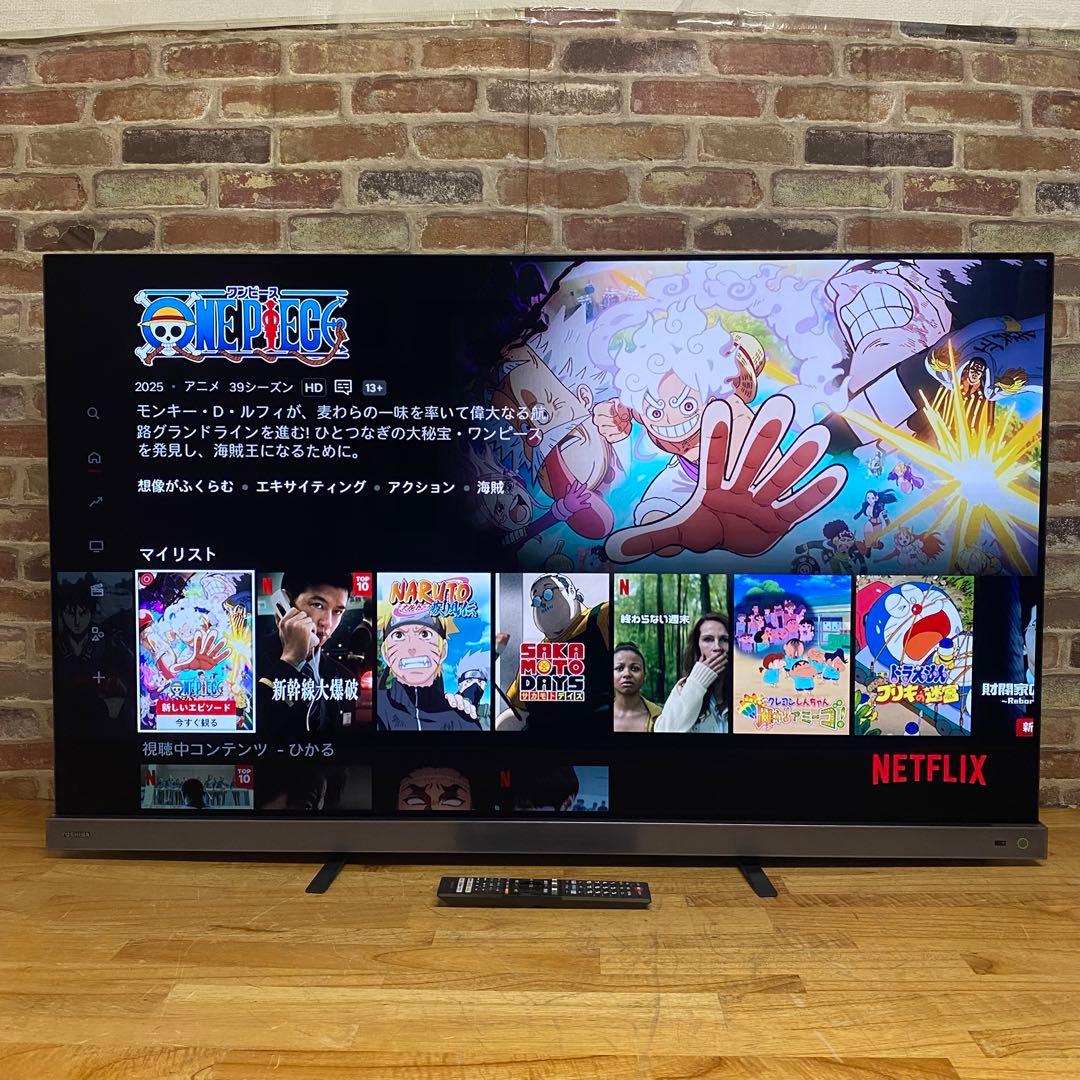 東芝 55V型 4K 有機ELテレビ REGZA 55X9400S 2022年製