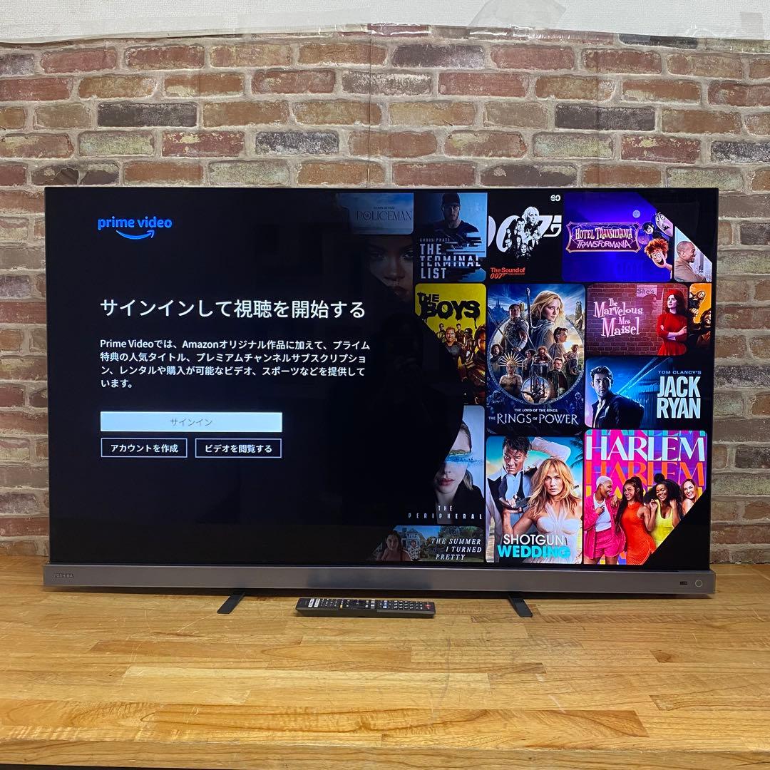 東芝 55V型 4K 有機ELテレビ REGZA 55X9400S 2022年製