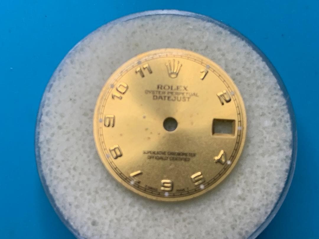 ROLEX DATEJUST ダイヤル ゴールド 19.8mm 純正文字盤