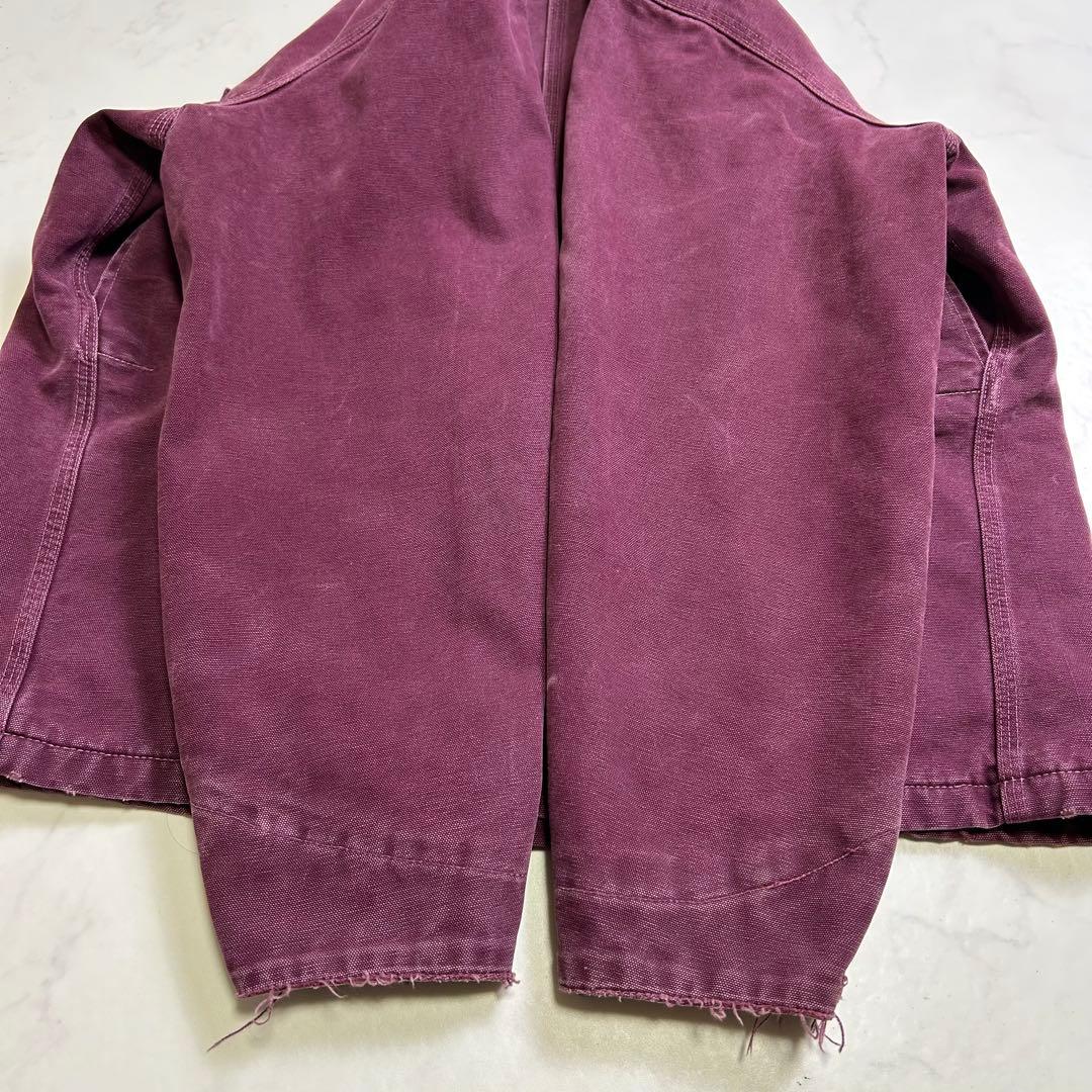 【希少色】星タグ カーコート ミシガンチョアコート バーガンディ L