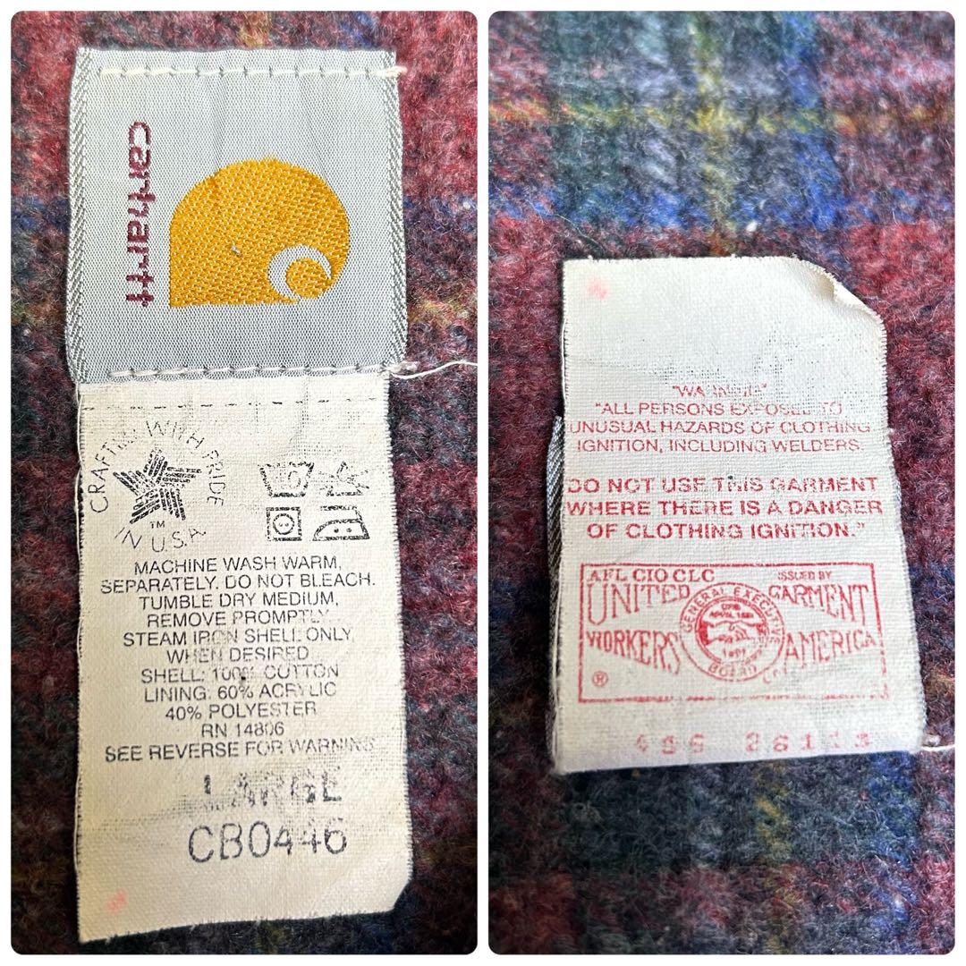 【希少色】星タグ カーコート ミシガンチョアコート バーガンディ L