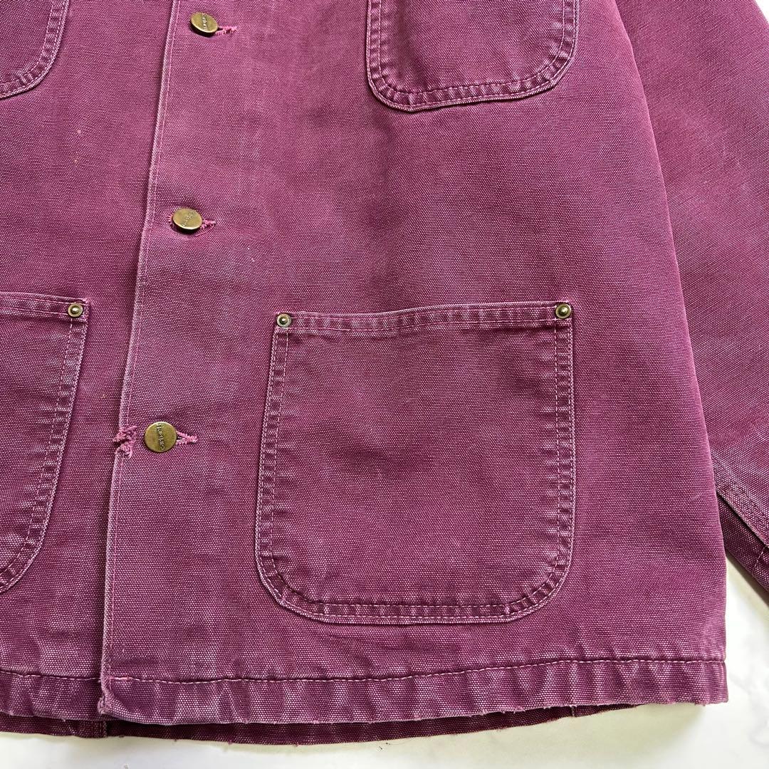 【希少色】星タグ カーコート ミシガンチョアコート バーガンディ L