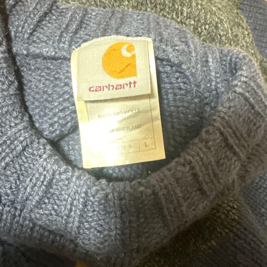 U*i様 【極美品】カーハートCarharttWIPシェットランドウール ボーダ
