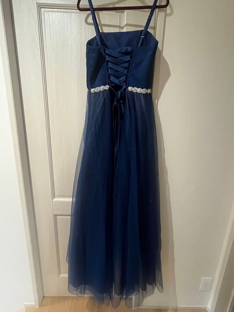 【演奏会・発表会】上品ネイビードレス／舞台映えドレス（ドレスルームアミ）