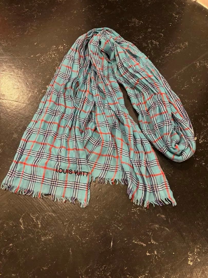 LOUISVUITTON 2012SS チェック ストール ドーバー限定