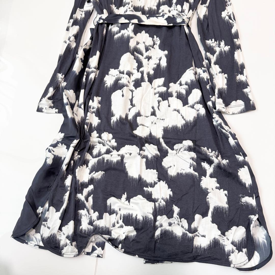 みもざる　Max Mara Leisur フラワープリントシャツワンピース