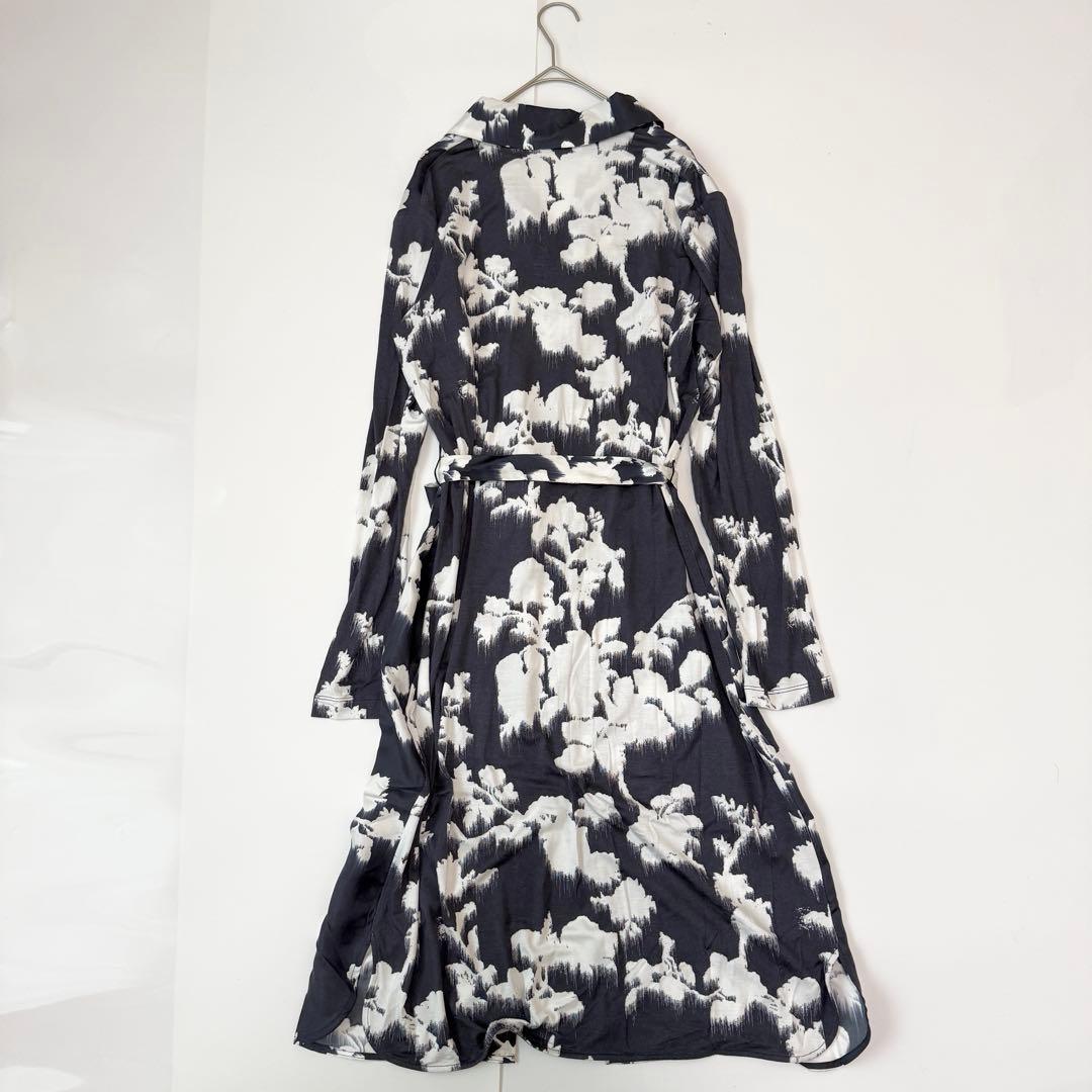 みもざる　Max Mara Leisur フラワープリントシャツワンピース