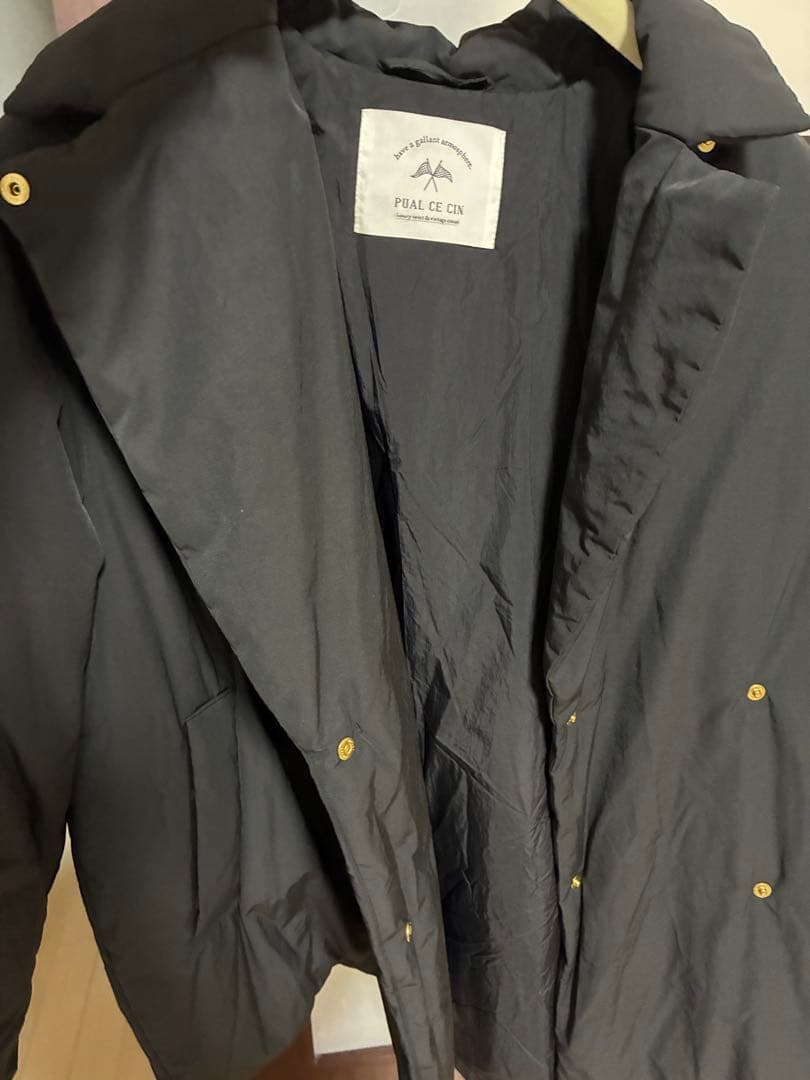 pual ce cin 中綿テーラードコート
