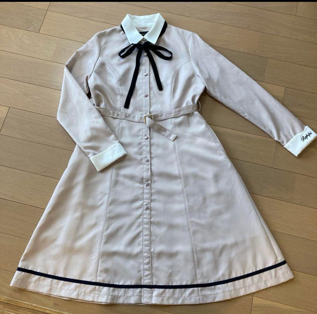 レピピアルマリオ　卒服　ベージュ ジャケット　ワンピース　リボン