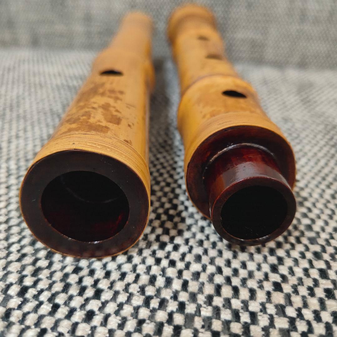 【琴古流】尺八 【康亘】 在銘 和楽器 時代物 全長66.5cm 二尺二寸