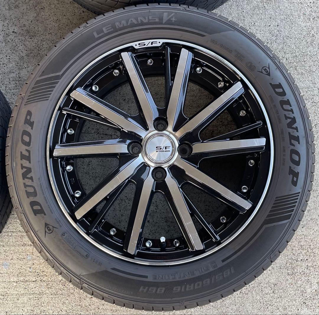 バリ山！　185/60R16 ヤリス　アクア　フィット　夏タイヤ