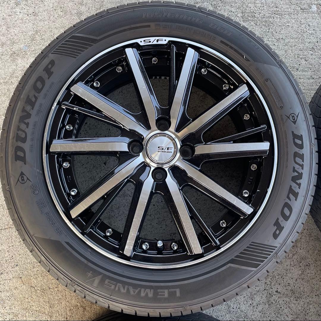 バリ山！　185/60R16 ヤリス　アクア　フィット　夏タイヤ