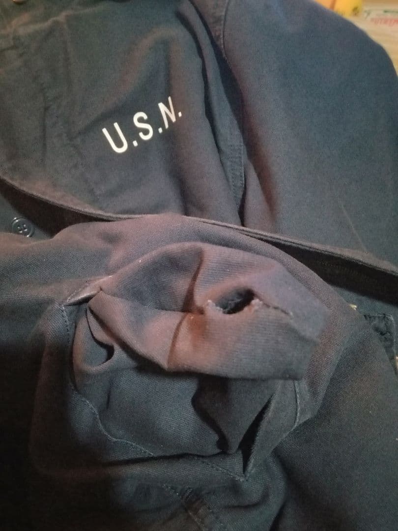 waiper U.S.N. ミリタリージャケット ネイビー