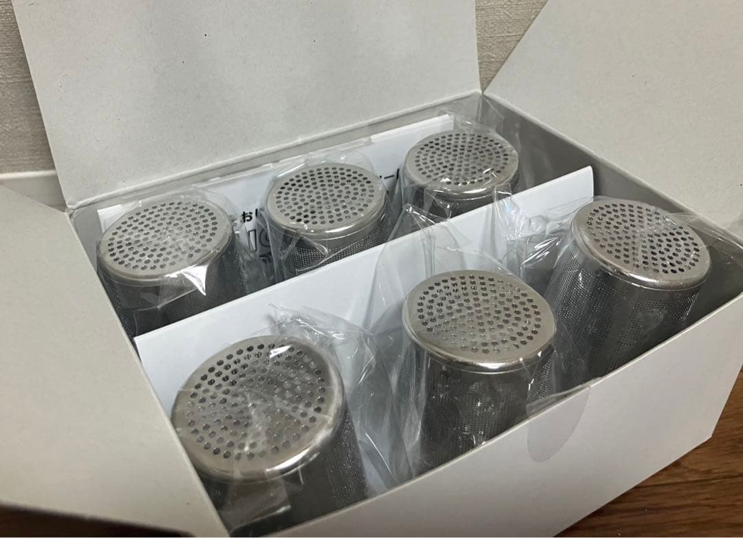 ポータブルシリカ水生成器 “シリカ・ピュア”専用 カートリッジ６個セット　新品