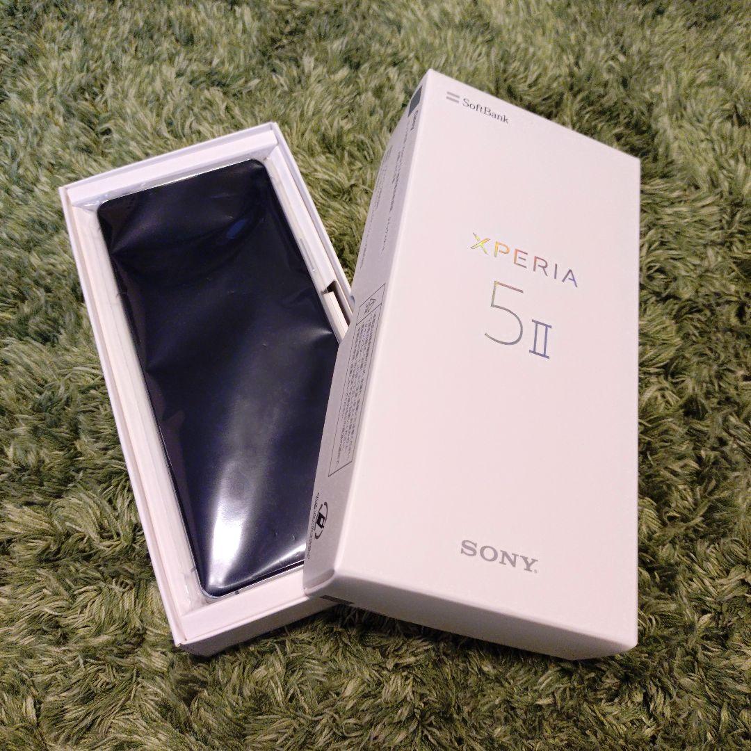 動作確認済み【横線あり】Xperia 5II SIMフリー Softbank