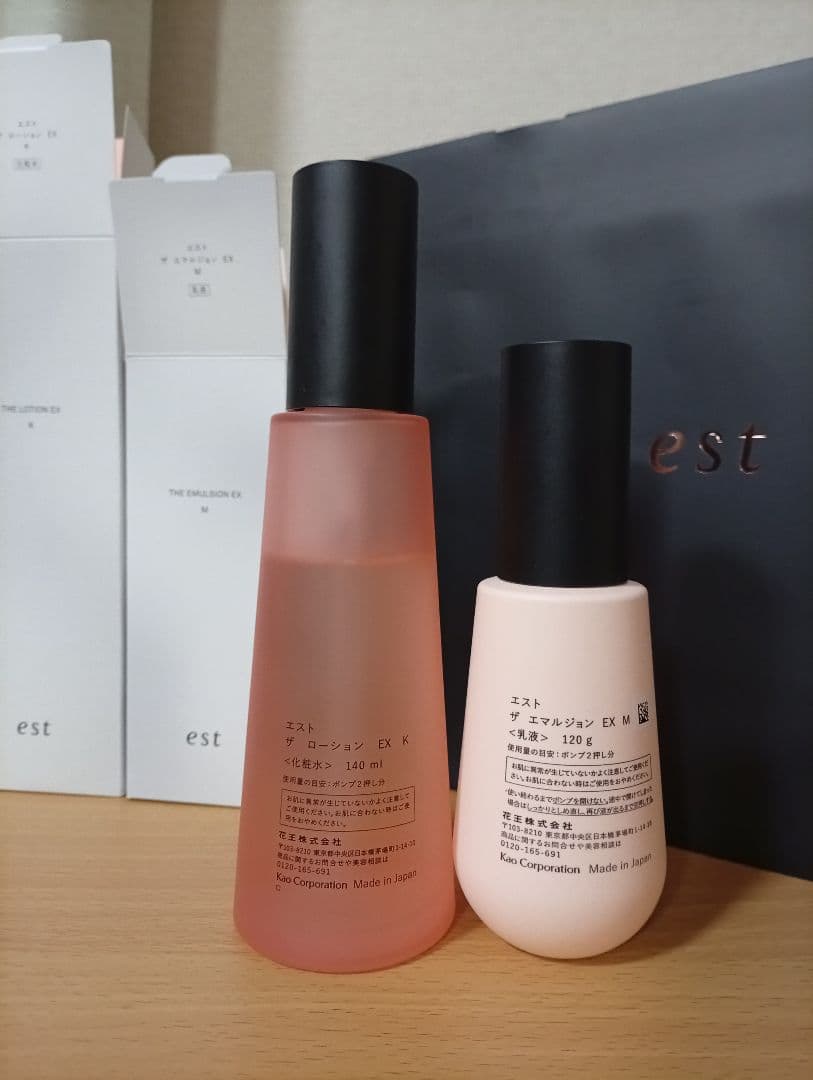 est ザ ローション EX K & ザ エマルジョンEX М