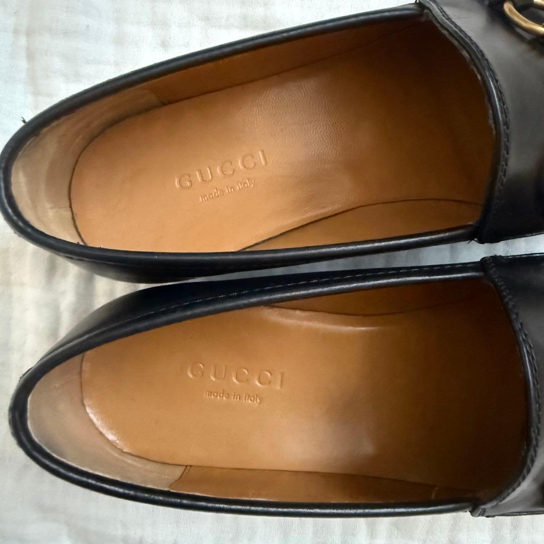極美品☆GUCCI/ヨルダーン/ホースビットローファー/35