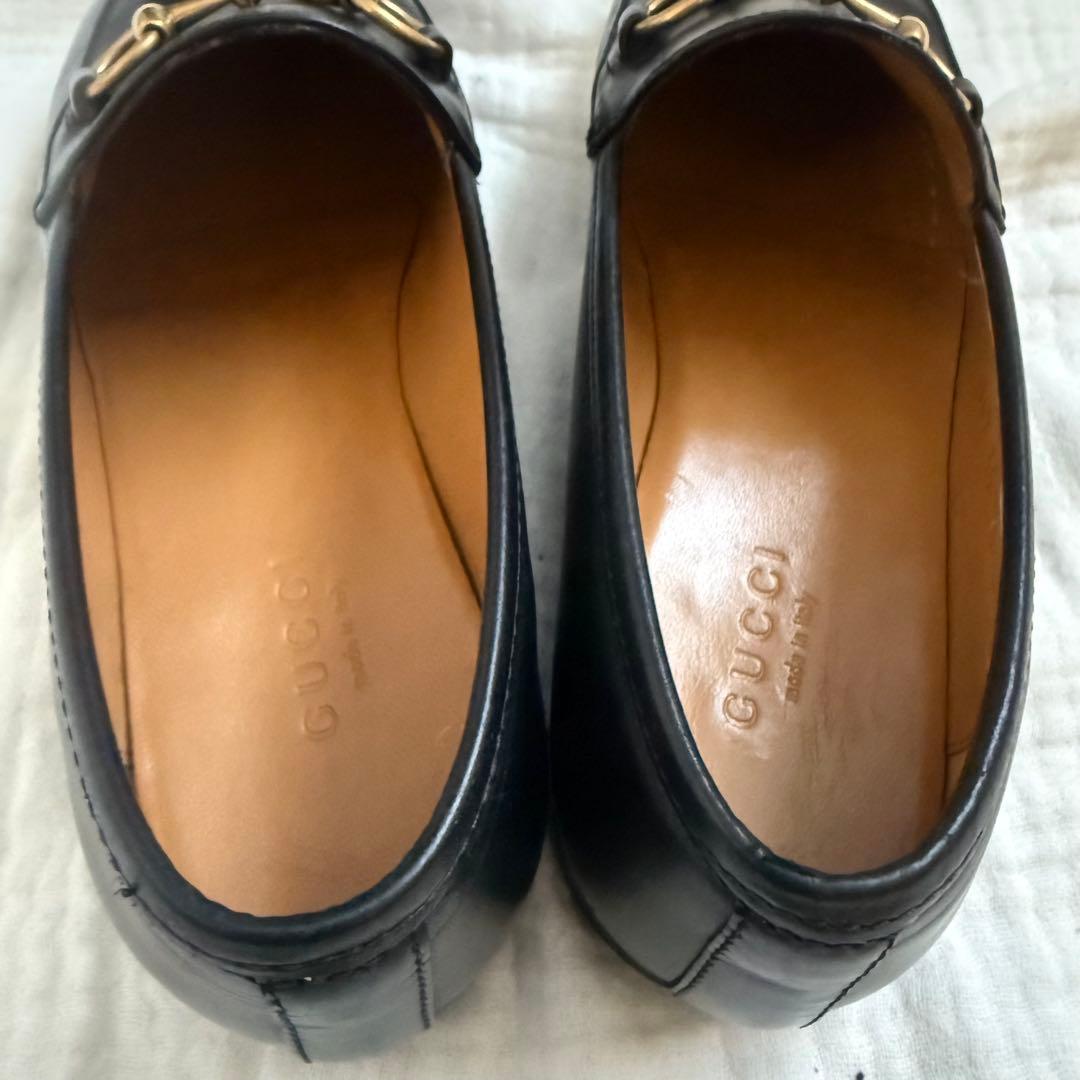 極美品☆GUCCI/ヨルダーン/ホースビットローファー/35